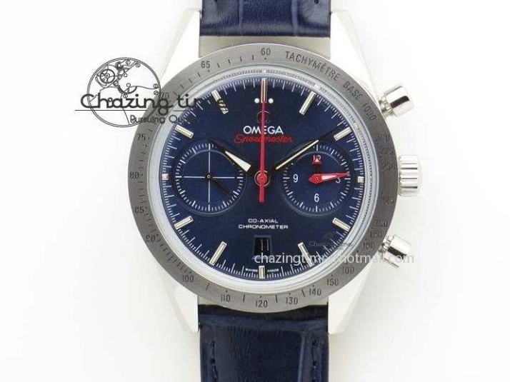0805 De Ville Hour Vision Co-Axial 41mm SS V6F Best Edition Black Dial On SS Bracelet A BestValue 8277